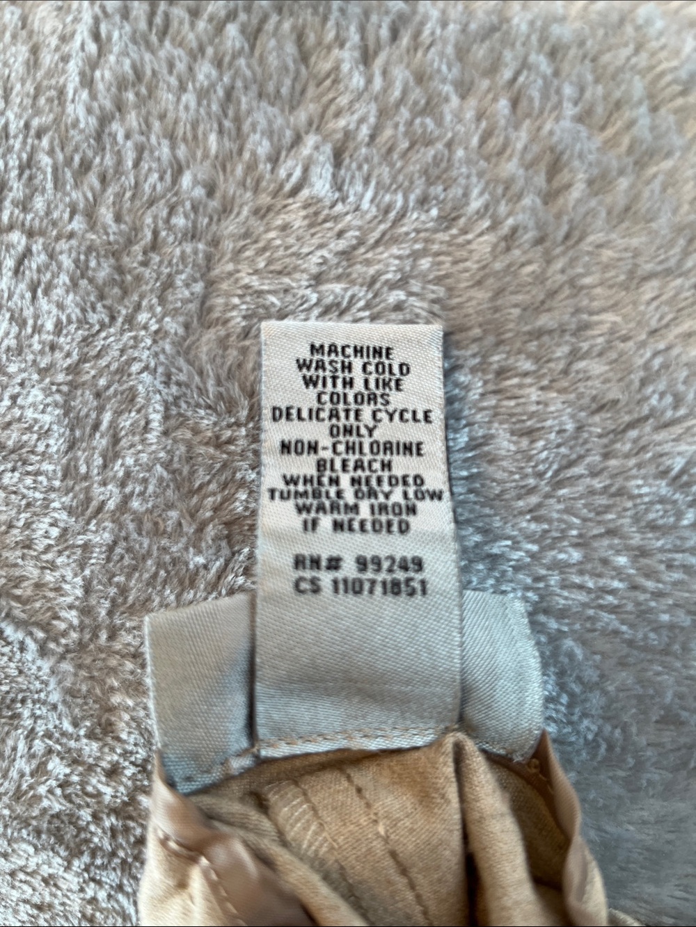 Catherines Beige Elastic Waist pants Women’s 28W 3X Tan Beige - Picture 5 of 10